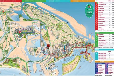 abu dhabi big bus tour route